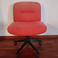 Sedia da scrivania con rotelle di Ico Parisi