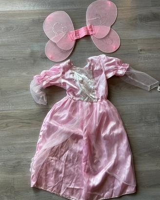 Costume carnevale fatina 4-6 anni