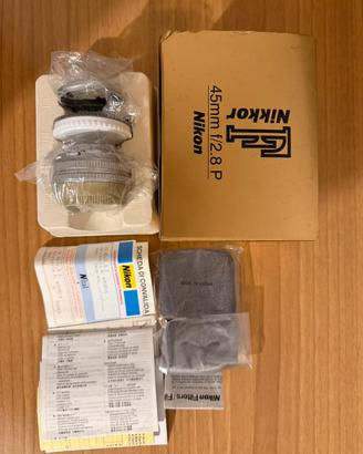 Obiettivo NOS  Nikon 45mm f/2.8 P