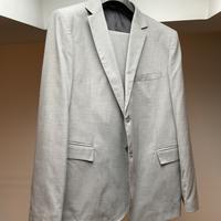 Massimiliano Sorvino abito uomo fresco lana tg. 58