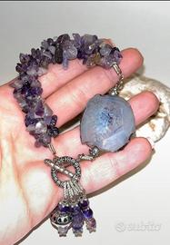 Bracciale con ametista