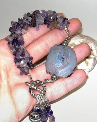 Bracciale con ametista