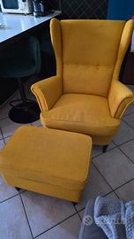 Poltrona STRANDMON. Tibbleby giallo