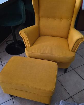 Poltrona STRANDMON. Tibbleby giallo