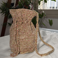 BORSA SECCHIELLO Cotone/Oro