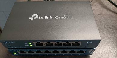 TP-Link Router VPN  ER-605 + Switch 8 port gigabit