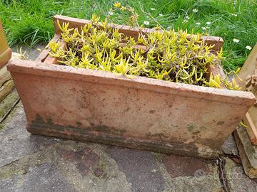 vaso rettangolare terracotta