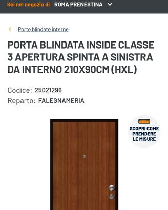 porta blindata 