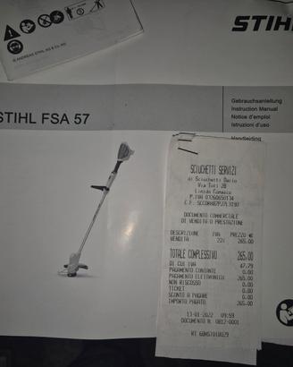 decespugliatore a batteria