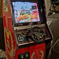 Cabinato arcade guida volante World Rally