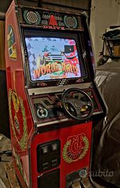 Cabinato arcade guida volante World Rally