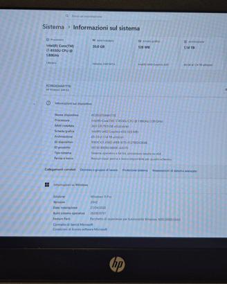 Notebook HP I7 14" perfettamente funzionante