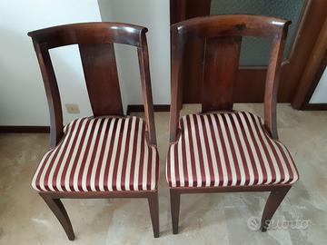 Sedie gondoline dell'800