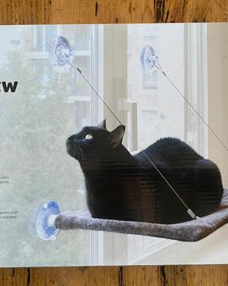 Lettino da finestra per gatti