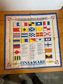 FINA MARE BENZINA CODICE SEGNALI MARINI BANDANA