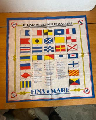FINA MARE BENZINA CODICE SEGNALI MARINI BANDANA