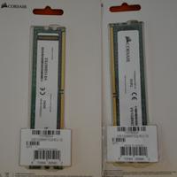 2 banchi di memoria corsair ddr2 da 1 gb