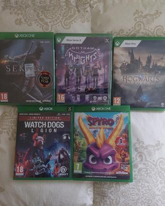 sekiro e gotham knight sigillati + altri xbox