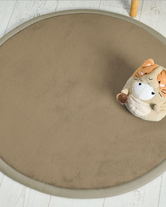 Loartee Tappeto Rotondo Bambini 140cm Verde