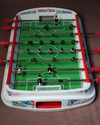 Calciobalilla Grazioli  in plastica bianca