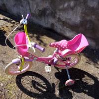 Bicicletta bimba con rotelle