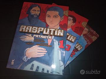 Fumetto Manga Rasputin 1-3 Completo Star Comics