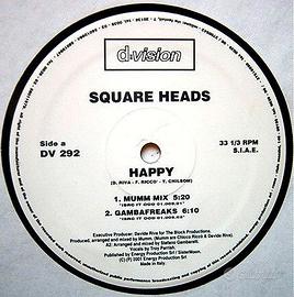 vinile 12" Square Heads – Happy 2001 House 33 Gir