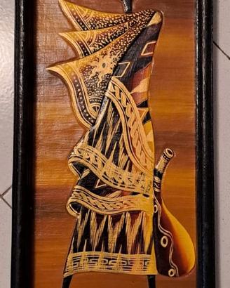 Quadro etnica donna Africa