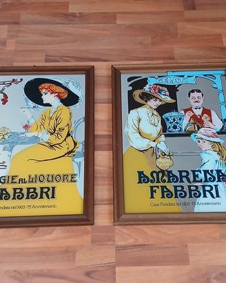 SPECCHI PUBBLUCITARI. FABBRI AMARENA 75°ANNIVERSAR