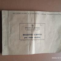 Documentazione rara anni '70-'80 FS Ministero dei