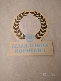 vetrofania lancia delta 