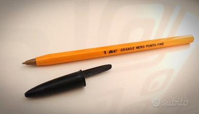 Penna BIC orange originali anni 70 lotto 5 pezzi
