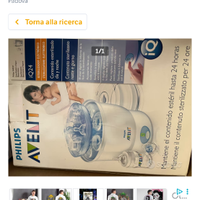 Sterilizzatore biberon e ciucci