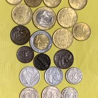 Lotto monete della lira italiana