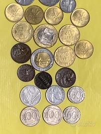 Lotto monete della lira italiana