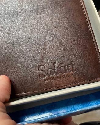 portafoglio  Sabini uomo pelle vera 