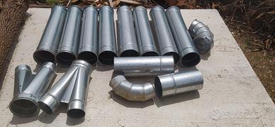 Tubi aspirazione/scarico zincati