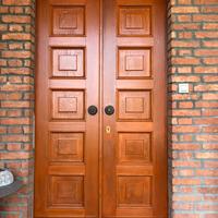 Portoncino d’ingresso artigianale anni 70