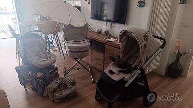 trio Inglesina aptica + stand up 