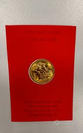 Sterlina d’oro, 1966 Elisabetta II - Fiocco