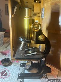 Microscopio Vintage Carl Zeiss Jena
