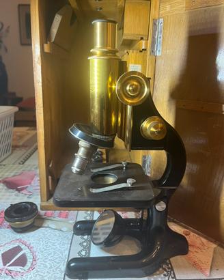 Microscopio Vintage Carl Zeiss Jena