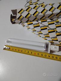 Lotto 5 Lampadine fluorescenti 9W Warm White (G23)