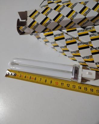 Lotto 5 Lampadine fluorescenti 9W Warm White (G23)