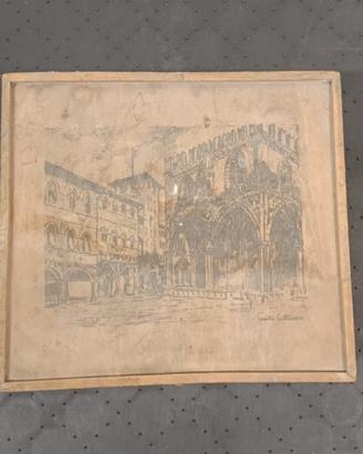 Cassetta in legno SARTI vintage