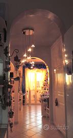 LAMPADARI PLAFONIERE con cristali a fiore
