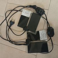 due tappeti riscaldanti rettili