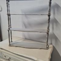 etagere libreria provenzale shabby