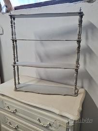 etagere libreria provenzale shabby