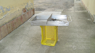 Padella gigante in acciaio inox